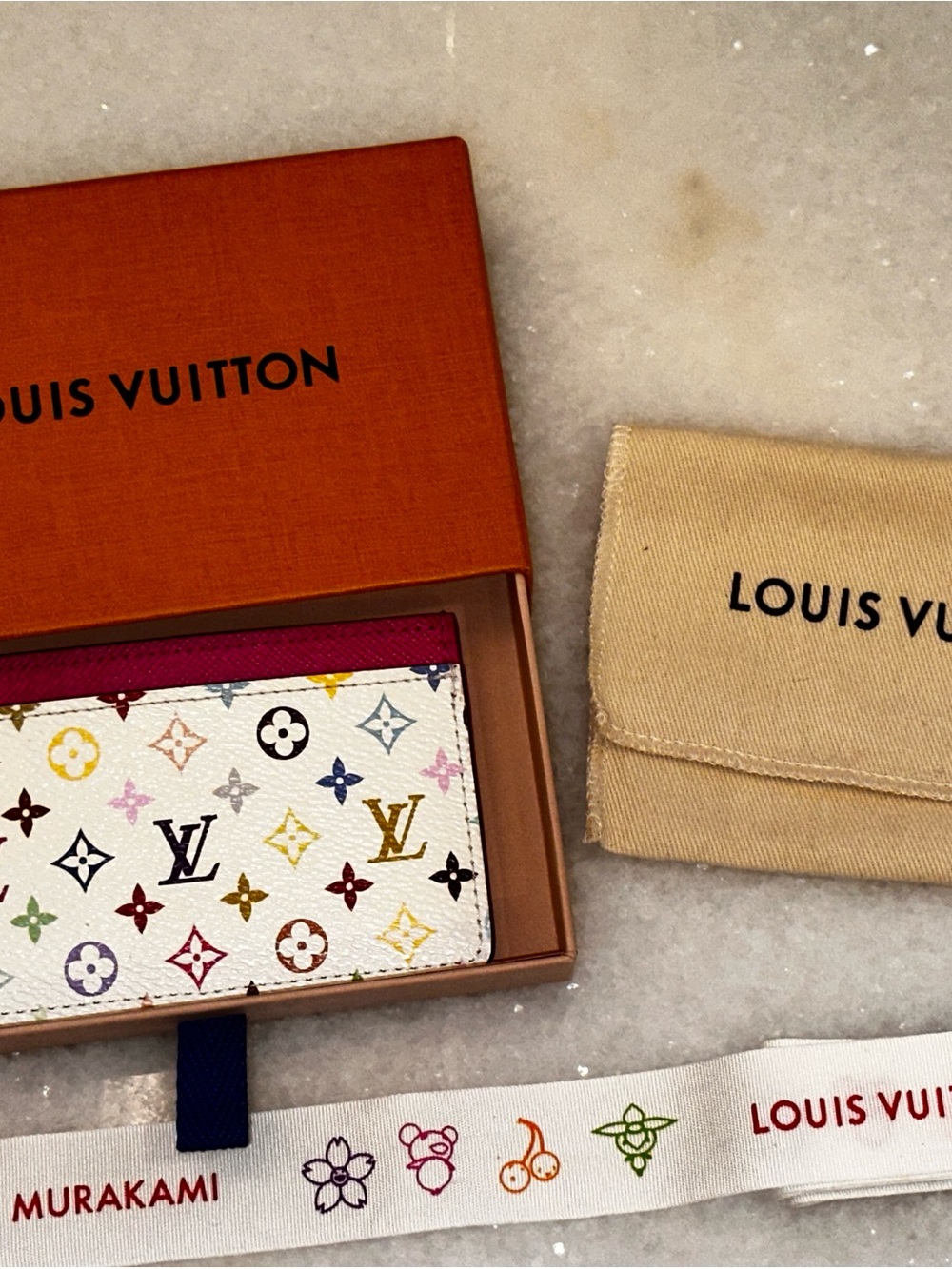 Louis Vuitton x Murakami Multicolor Monogram Card Holder
